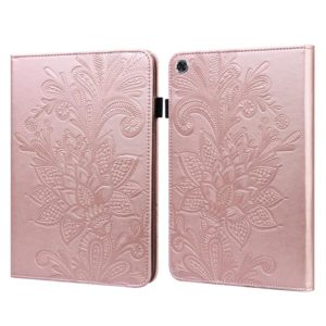 Lace Flower Embossing Pattern Leather Tablet Case For Samsung Galaxy Tab A8 10.5 2021(Gold) (OEM)