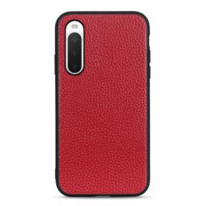 For Sony Xperia 10 IV Litchi Texture Leather Shockproof Phone Case(Red) (OEM)