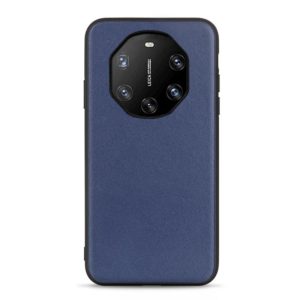 For Huawei Mate 40 RS Accurate Hole Sheep Texture Leather Shockproof Case(Blue) (OEM)