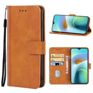 Leather Phone Case For CUBOT J8(Brown) (OEM)