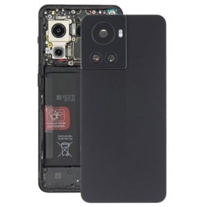 For OnePlus 10R/Ace Battery Back Cover with Camera Lens (Black) (OEM)