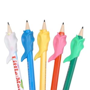 100PCS Student Dolphin Pen Writing Posture Correction Device, Random Color (OEM)