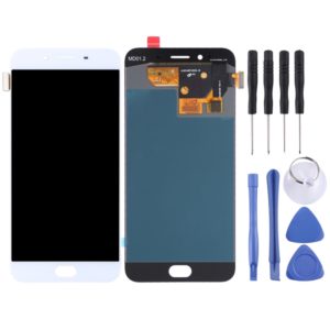Original LCD Screen for OPPO R9s with Digitizer Full Assembly (White) (OEM)
