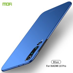 For Xiaomi Mi 10 Pro MOFI Frosted PC Ultra-thin Hard Case(Blue) (MOFI) (OEM)