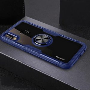Scratchproof TPU + Acrylic Ring Bracket Protective Case For Huawei P20 Lite(Blue) (OEM)