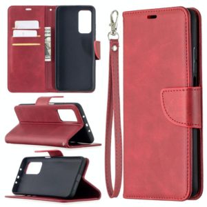 For Xiaomi Mi 10T 5G Retro Lambskin Texture Pure Color Horizontal Flip PU Leather Case with Holder & Card Slots & Wallet & Lanyard(Red) (OEM)