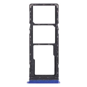 For Tecno Spark 5 Air KD6a SIM Card Tray + SIM Card Tray + Micro SD Card Tray (Blue) (OEM)