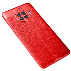 For OPPO ACE2 Litchi Texture TPU Shockproof Case(Red) (OEM)