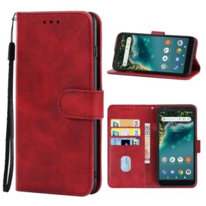 For ZTE AVID 589 / Z5158 Leather Phone Case(Red) (OEM)