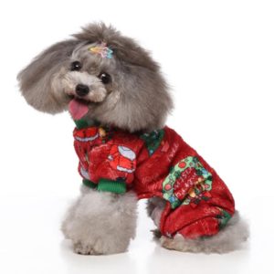 Halloween Christmas Day Pets Dress Up Clothes Pet Funny Clothes, Size: S(SDZ137 Christmas Circle) (OEM)