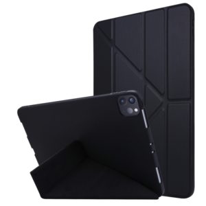 For iPad Pro 11 (2020) TPU Horizontal Deformation Flip Leather Tablet Case with Holder (Black) (OEM)