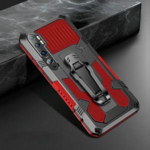 For Xiaomi Mi Note 10 Pro Machine Armor Warrior Shockproof PC + TPU Protective Case(Red) (OEM)