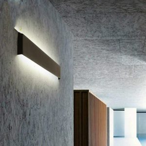 Modern Minimalist Living room Hallway Stairs Sconce LED Wall Lamp Creative Decoration Lighting, Lampshade Color:Black-15cm 6W(White Light) (OEM)