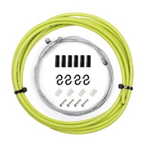 7 in 1 Mushroom Head PVC Brake Cable Tube Set for Road Bike (Green) (OEM)