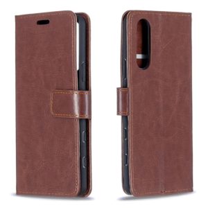 For Sony Xperia 5 II Crazy Horse Texture Horizontal Flip Leather Case with Holder & Card Slots & Wallet & Photo Frame(Brown) (OEM)