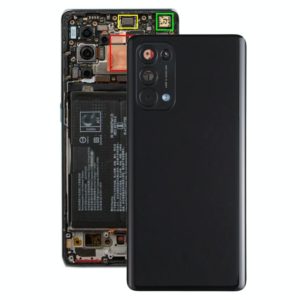 For OPPO Reno5 Pro 5G PDSM00, PDST00, CPH2201 Original Battery Back Cover (Black) (OEM)