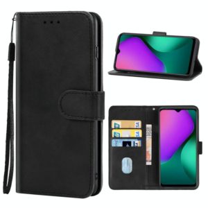Leather Phone Case For Infinix Hot 10 Play / Smart 5 India X688B(Black) (OEM)