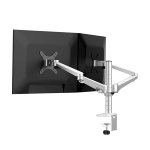 OA-4S Aluminum Double Arm Desktop Display Table Monitor Mount Stand (OEM)