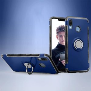 Magnetic 360 Degree Rotation Ring Armor Protective Case for Huawei Honor Play(Blue) (OEM)