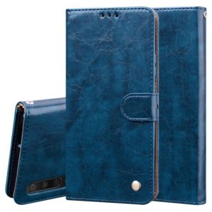 For Huawei Honor 9X / 9X Pro / Y9s / P Smart Pro 2019 Business Style Oil Wax Texture Horizontal Flip Leather Case with Holder & Card Slots & Wallet(Blue) (OEM)