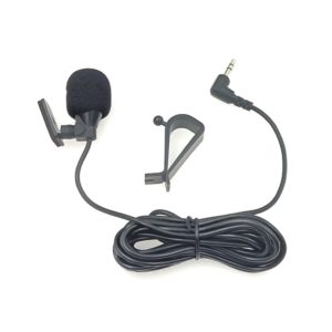 ZJ015MR Stereo 2.5mm Angle Head Plug Car Navigation DVD External Paste Microphone, Length: 3m (OEM)