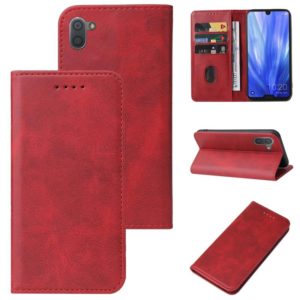For Sharp Aquos R3 / SHV44 / SH-04L Magnetic Closure Leather Phone Case(Red) (OEM)