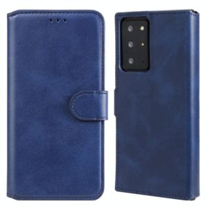 For Samsung Galaxy Note 20 Ultra Classic Calf Texture PU + TPU Horizontal Flip Leather Case, with Holder & Card Slots & Wallet(Blue) (OEM)