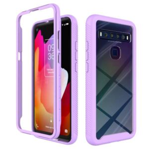 For TCL 10L Starry Sky Solid Color Series Shockproof PC + TPU Case(Purple) (OEM)