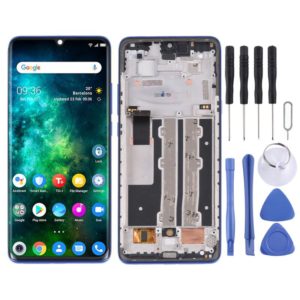 Original LCD Screen for TCL 10 Plus with Digitizer Full Assembly with Frame(Blue) (OEM)
