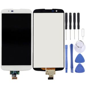 LCD Screen and Digitizer Full Assembly for LG K10 Lte / K10 2016 / K410 / K420 / K420N / K430 / K430DS / K430DSF / K430DSY (White) (OEM)