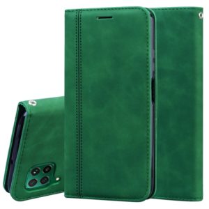 For Huawei P40 Lite Frosted Business Magnetic Horizontal Flip PU Leather Case with Holder & Card Slot & Lanyard(Green) (OEM)