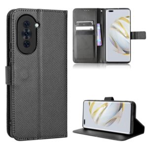 For Huawei nova 10 Pro Diamond Texture Leather Phone Case(Black) (OEM)