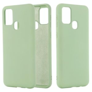 For Samsung Galaxy M51 Solid Color Liquid Silicone Shockproof Full Coverage Protective Case(Green) (OEM)