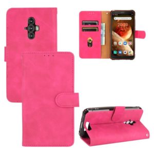For Blackview BV6600 Solid Color Skin Feel Magnetic Buckle Horizontal Flip Calf Texture PU Leather Case with Holder & Card Slots & Wallet(Rose Gold) (OEM)