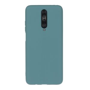 For Xiaomi Redmi K30 Solid Color Frosted TPU Phone Case(Light Blue) (OEM)