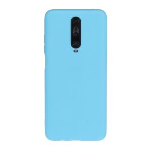 For Xiaomi Redmi K30 Solid Color Frosted TPU Phone Case(Sky Blue) (OEM)