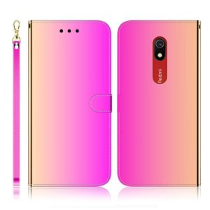 For Xiaomi Redmi 8A Imitated Mirror Surface Horizontal Flip Leather Case with Holder & Card Slots & Wallet & Lanyard(Gradient Color) (OEM)