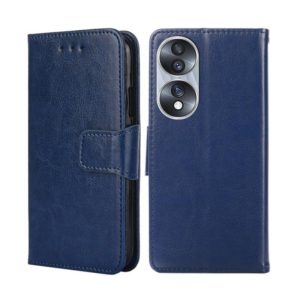 For Honor 70 Crystal Texture Leather Phone Case(Royal Blue) (OEM)