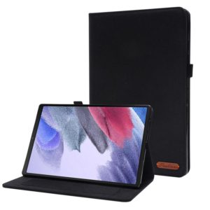 For Lenovo M10 Plus 10.3 inch TB-X606 / TB-X606F Horizontal Flip TPU + Fabric PU Leather Tablet Case(Black) (OEM)