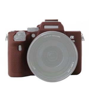 For Sony A7R4 Soft Silicone Protective Case(Coffee) (OEM)