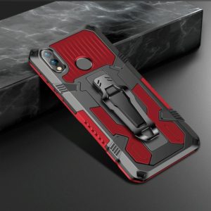 For Xiaomi Redmi Note 7 Machine Armor Warrior Shockproof PC + TPU Protective Case(Red) (OEM)