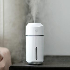 Large Capacity 320ml LED Automatic Humidifier Sprayer, Battery Version(White) (OEM)