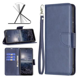 For Nokia G21 / G11 Retro Lambskin Texture Leather Phone Case(Blue) (OEM)