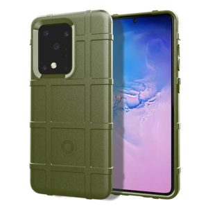 For Samsung Galaxy Note20 Full Coverage Shockproof TPU Case(Army Green) (OEM)