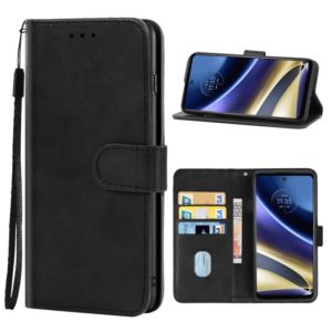 For Motorola Moto G52j 5G Leather Phone Case(Black) (OEM)
