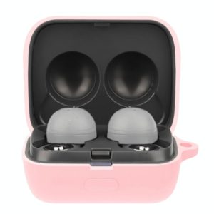 Solid Color Earphone Protective Case For Sony LinkBuds(Pink) (OEM)
