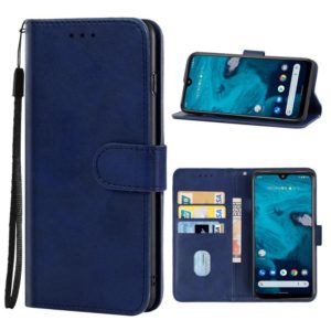 Leather Phone Case For Kyocera Android One S9 / Digno SANGA Edition(Blue) (OEM)