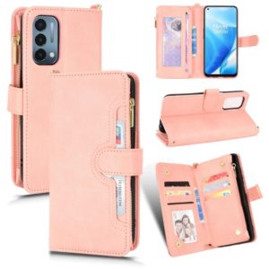 For OnePlus Nord N200 5G Litchi Texture Zipper Leather Phone Case(Pink) (OEM)