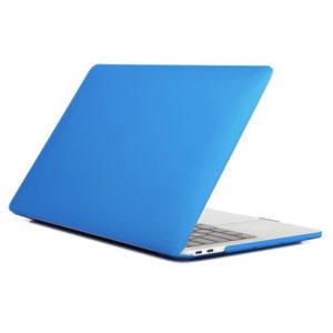 Laptop Matte Style Protective Case For MacBook Pro 16.2 inch A2485 2021 / 2023(Dark Blue) (OEM)