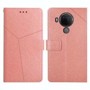 For Nokia 5.4 Y Stitching Horizontal Flip Leather Phone Case(Rose Gold) (OEM)